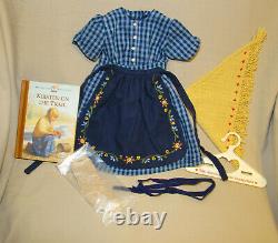 American Girl Doll Kirsten On The Trail Outfit Socks Book Pleasant Company Rare