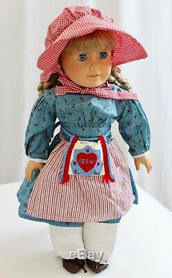 American Girl Doll Kirsten Original Dress Apron Handkerchief & Penny'94 Retired