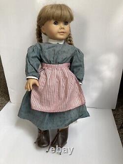 American Girl Doll Kirsten Pleasant Company 1994 Meet Outfit Dress Accessories