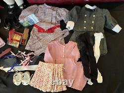 American Girl Doll Kit Kittredge 18 Retired WithClothing, Accessories & Box Lot