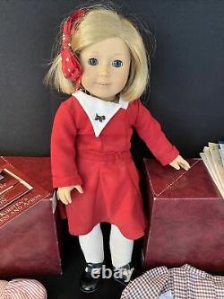 American Girl Doll Kit Kittredge 18 Retired WithClothing, Accessories & Box Lot