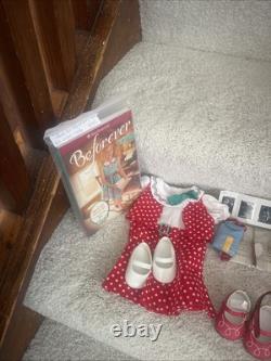 American Girl Doll Kit Kittredge 2002 18 with Book and Accessories Free Ship