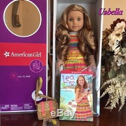 American Girl Doll LEA CLARK with Pierced Ears Bonus Earrings DOLL OF THE YEAR