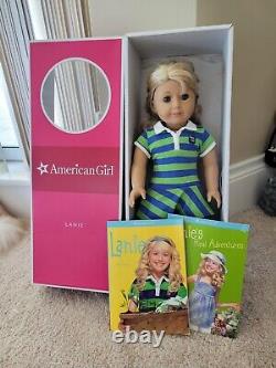 American Girl Doll Lanie GOTY 2010 Green Eyes Blonde Hair 2 Books NMIB