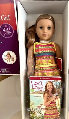 American Girl Doll Lea Clark AG 2016 Girl Of The Year- Brand New In Box+ BONUS
