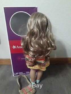 American Girl Doll Lea With Box And Meet Outfit Used