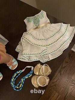 American Girl Doll Leah Clark With Hiking Outfit and Celebration Outfit