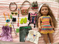 American Girl Doll Leah Girl Of The Year 2016 Lea Clark 18 + Accessories LOT