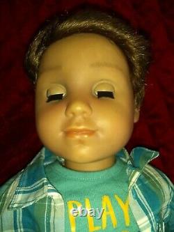 American Girl Doll Logan Everett (slight damage to 1 spot on hair, 2 face marks)