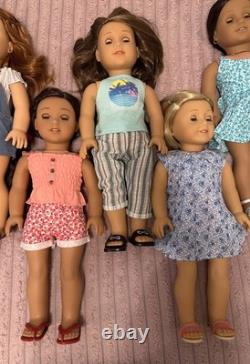 American Girl Doll Lot Dolls and Clothing