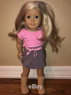 American Girl Doll Lot McKenna 2012 and 1 Truly Me- 10 outfits, 2 movies