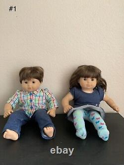 American Girl Doll Lot Of 10 Dolls & 2 Baby Bitty Twins Dolls. Read Description