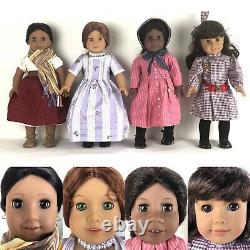 American Girl Doll Lot Of 4 Samantha, Felicity, Addy & Josefina 18 Inches