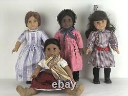 American Girl Doll Lot Of 4 Samantha, Felicity, Addy & Josefina 18 Inches