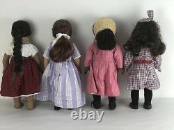 American Girl Doll Lot Of 4 Samantha, Felicity, Addy & Josefina 18 Inches