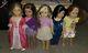 American Girl Doll Lot of 5 Kit with scooter McKenna Elizabeth Used