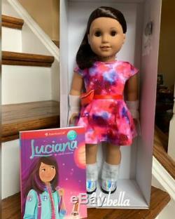 American Girl Doll Luciana Vega & Book Original Box NOT included NO TOP BOX NEW