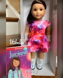 American Girl Doll Luciana Vega & Book Original Box NOT included NO TOP BOX NEW