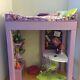 American Girl Doll MCKENNA LOFT BED Desk Chair, Hamster & many accessories