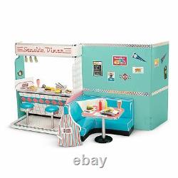 American Girl Doll Maryellen Seaside Diner Set Restaurant Pretend Food Play Set