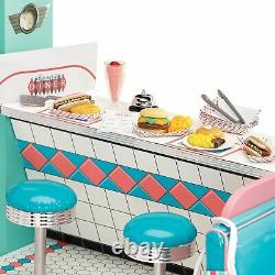 American Girl Doll Maryellen Seaside Diner Set Restaurant Pretend Food Play Set