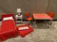 American Girl Doll Molly Bed, Nightstand, Lamp, Table and Chairs, Pleasant Co