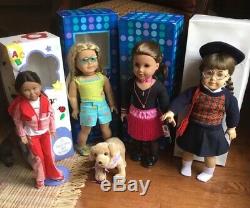 American Girl Doll Molly Lot Furniture, Accessories, Pets, clothes, IlLuma Room