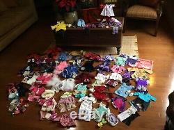 American Girl Doll Molly Lot Furniture, Accessories, Pets, clothes, IlLuma Room