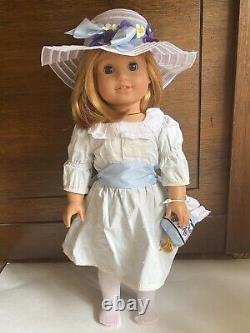 American Girl Doll Nellie with Meet Outfit and Holiday Outfit + Accessories