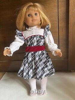American Girl Doll Nellie with Meet Outfit and Holiday Outfit + Accessories