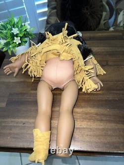 American Girl Doll Pleasant Company Kaya Doll 18 Wolf Pet Fire Place And Misc