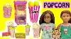 American Girl Doll Popcorn Machine Pop Corn Box Of Surprise Eggs And Mystery Blind Bags