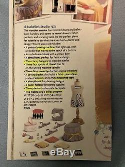 American Girl Doll RETIRED Isabelle's Studio Set with Sewing Ballet Accessories