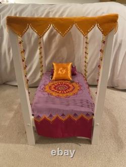 American Girl Doll Retired Julie With Bed & Accessories