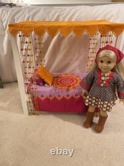 American Girl Doll Retired Julie With Bed & Accessories