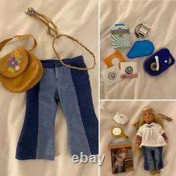 American Girl Doll Retired Julie With Bed & Accessories