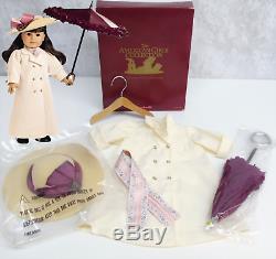 American Girl Doll SAMANTHA'S TRAVEL DUSTER & HAT + SCARF PARASOL Umbrella BOX