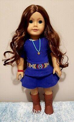 American Girl Doll Saige 2013 GOTY. She Has Wavy Red Hair & Blue Eyes