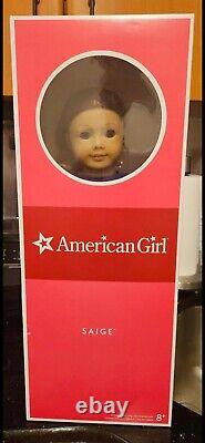 American Girl Doll Saige 2013 Girl Of The Year Retired BNIB Full Size Free Ship