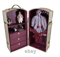 American Girl Doll Samantha RETIRED & RARE Victorian Steamer Trunk, Pleasant Co
