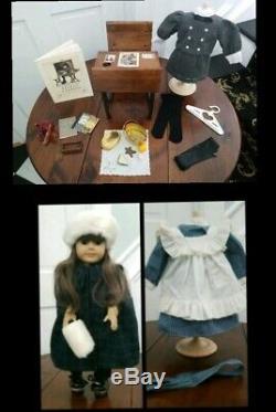 American Girl Doll Samantha Retired Collection plus steamer trunk HTF Huge Lot