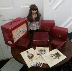 American Girl Doll Samantha Retired Collection plus steamer trunk HTF Huge Lot