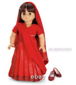 American Girl Doll Sonali Beautiful condition in Full Meet Outfit, Book and Box