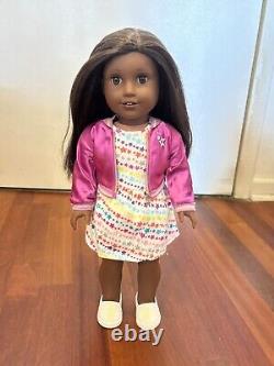 American Girl Doll Truly Me #80 Dark Brown Hair Darkest Skin w. Box EUC