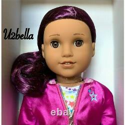 American Girl Doll Truly Me 86 Brown Eyes, Dark-Purple Hair Medium Skin NEW