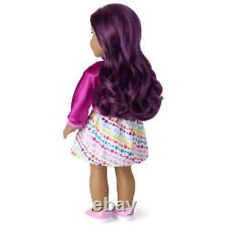 American Girl Doll Truly Me 86 Brown Eyes, Dark-Purple Hair Medium Skin NEW