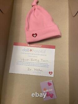 American Girl Doll With New Head From Doll Hospital Box Brand new Box Paperwork