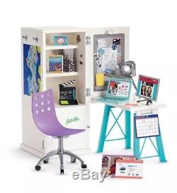 American Girl Doll Z Yang's Desk Set NEW! Z's Photo Work Area