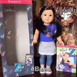 American Girl Doll Z's Yang BRAND NEW IN BOX WITH BOOK global shipping Z Doll