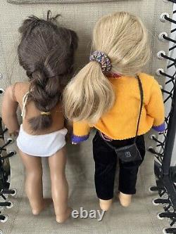 American Girl Doll lot Of 2 Pleasant Company girl Of today GT 2 GT 12 TM JLY GT